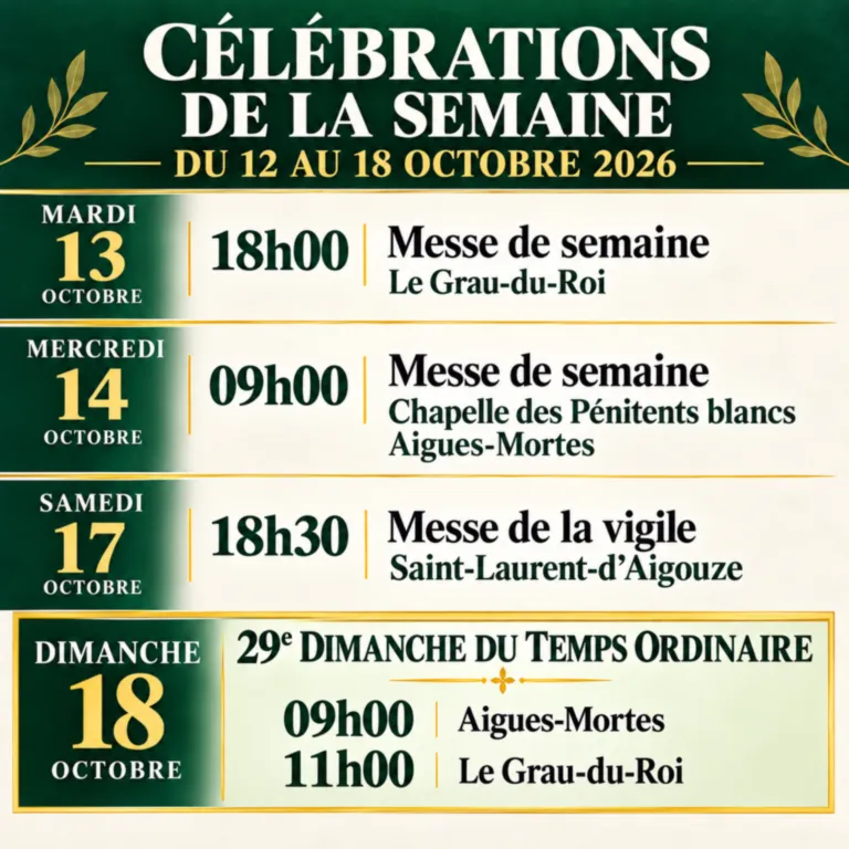 Semaine 12 octobre