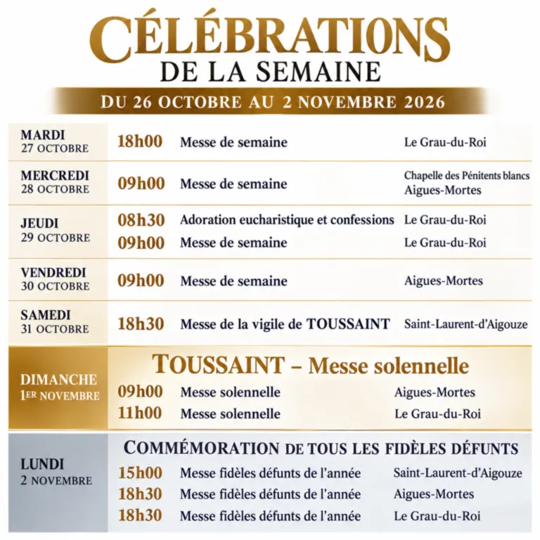 Semaine 26 octobre