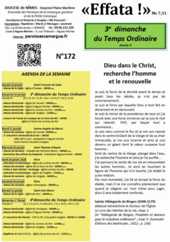 4ème dimanche du Temps Ordinaire - Année A