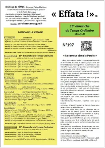 14e Dimanche du Temps Ordinaire 14e Dimanche du Temps Ordinaire