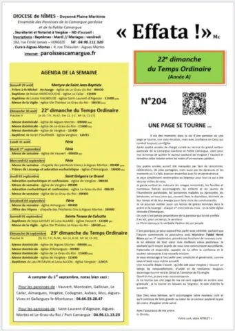22e Dimanche du Temps Ordinair