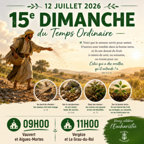 15e Dimanche du Temps Ordinaire 15e Dimanche du Temps Ordinaire