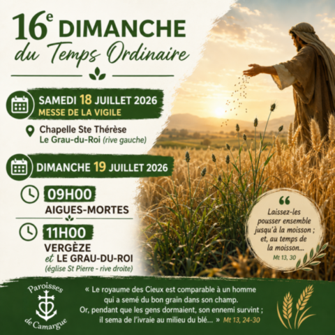16e Dimanche du Temps Ordinaire